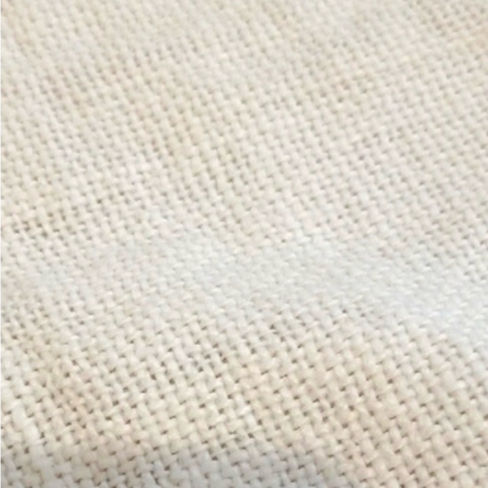 🪡Cream Textured Cloth Cross stitch Craft Needlework Fiber Art Fabric 38” x 25.5”